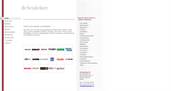 Desktop Screenshot of debeukelaerbv.nl